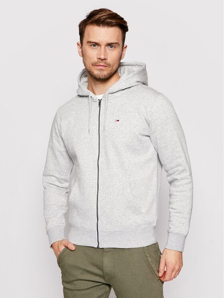 Tommy Jeans Bluza DM0DM09592 Szary Regular Fit. Szare bluzy męskie Tommy Jeans, m, bez wzorów, z bawełny, bez kaptura. Za 259.99 zł.
