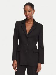 Marella Marynarka Amico1 2625046251 Czarny Slim Fit. Czarne żakiety damskie Marella, bez wzorów, z syntetyku. Za 849.99 zł.