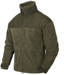 Helikon-Tex Bluza CLASSIC ARMY - Fleece - Olive Green. Zielone bluzy męskie HELIKON-TEX, m, bez wzorów, bez kaptura. Za 169.08 zł.