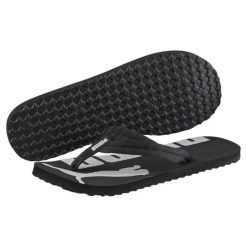 Klapki Epic Flip v2 PUMA Black White. Białe klapki męskie Puma, z materiału. Za 141.00 zł.