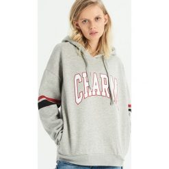 Bluza z kapturem - Jasny szar. Szare bluzy damskie Sinsay. Za 59.99 zł.
