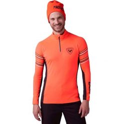 Bluza Rossignol Hero Classique 1/2 Zip pomarańczowa. Brązowe bluzy męskie Rossignol, m, bez wzorów, z elastanu, bez kaptura, narciarskie. Za 379.00 zł.