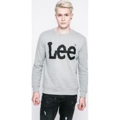 Lee - Bluza. Szare bluzy męskie Lee, z nadrukiem, z bawełny. W wyprzedaży za 159.90 zł.