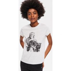 T-shirt Marilyn Monroe - Jasny szar. T-shirty damskie marki Reserved. Za 29.99 zł.