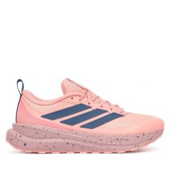 Buty do biegania adidas. Czerwone obuwie sportowe damskie Adidas, bez wzorów, do biegania. Za 259.99 zł.