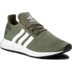 Buty adidas - Swift Run W AQ0866 Basgrn/Ftwwht/Cblack. Zielone obuwie sportowe damskie Adidas, z materiału. W wyprzedaży za 269.00 zł.