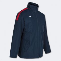 Kurtka sportowa wiatrówka męska Joma Trivor. Czerwone kurtki męskie Joma, m, bez wzorów, z polaru, sportowe, z kapturem. Za 409.00 zł.