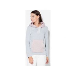 Bluza K414 Róż. Czerwone bluzy damskie Katrus, z satyny. Za 159.00 zł.