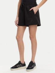 Adidas Szorty sportowe ALL SZN Fleece JI6529 Czarny Loose Fit. Czarne szorty sportowe damskie Adidas, s, bez wzorów, z bawełny, sportowe. Za 119.99 zł.