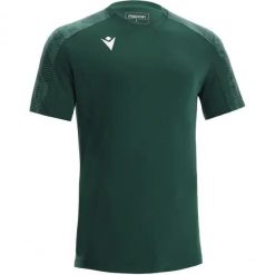 Koszulka Macron Gede. Zielone koszulki sportowe męskie Macron, xl, bez wzorów, z materiału, bez kołnierzyka, bez ramiączek, na fitness i siłownię. Za 213.50 zł.