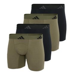 Bokserki Active Flex Cotton Ergonomic 4 pak. Bokserki męskie Adidas, m, bez wzorów, z bawełny. Za 298.00 zł.