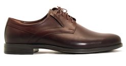 Wygodne brązowe półbuty męskie na szeroką stopę T222. Brązowe eleganckie półbuty Modini Moda Męska, ze skóry, casualowe, bez zapięcia. W wyprzedaży za 332.10 zł.