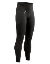 Legginsy do biegania Compressport Winter Running Legging M. Czarne legginsy sportowe męskie Compressport, l, bez wzorów, z dzianiny, do biegania. Za 422.90 zł.