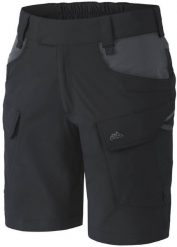 Helikon-Tex Spodnie krótkie damskie OTP 8,5" - Czarne / Shadow. Czarne spodnie sportowe damskie HELIKON-TEX, bez wzorów. Za 166.62 zł.