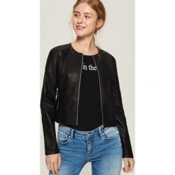 Kurtka biker - Czarny. Czarne kurtki damskie Sinsay. Za 99.99 zł.