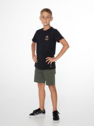 Koszulka chłopięca Protest PRTLENO JR t-shirt. Czarne t-shirty dla chłopców Protest, bez wzorów, z tkaniny, bez ramiączek. Za 89.90 zł.