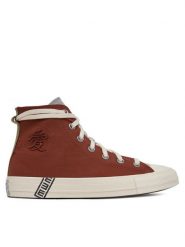 Converse Trampki Naruto Chuck Taylor All Star A14838C Czerwony. Czerwone trampki i tenisówki damskie Converse, bez wzorów, z materiału, retro, bez zapięcia. Za 299.99 zł.