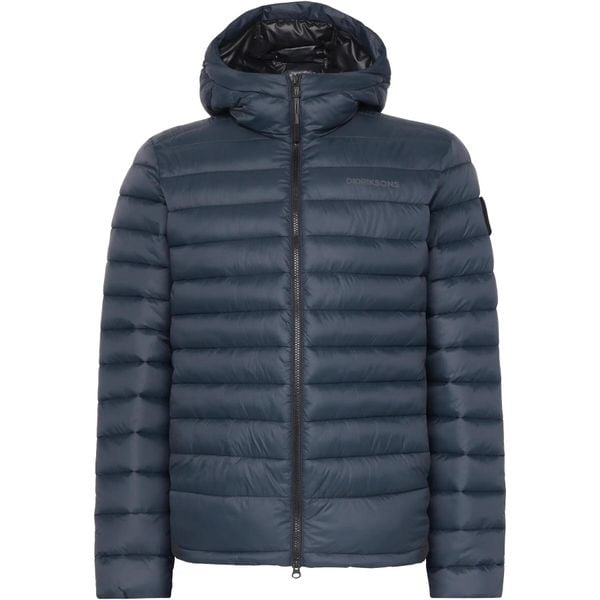 Kurtka puchowa Didriksons Mauro. Niebieskie kurtki męskie Didriksons, na zimę, m, bez wzorów, z materiału, eleganckie, bez kaptura. Za 722.55 zł.