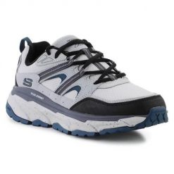 Buty do chodzenia męskie Skechers 237192GYBL. Czarne buty sportowe męskie Skechers, z materiału, bez zapięcia, trekkingowe. Za 589.00 zł.