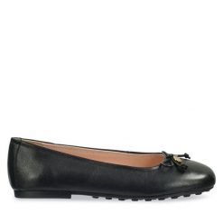 Baleriny Gant. Czarne baleriny damskie GANT, bez wzorów, bez obcasa. Za 329.99 zł.