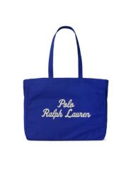 Polo Ralph Lauren Torebka 405962436006 Niebieski. Niebieskie torebki do ręki damskie Polo Ralph Lauren, bez wzorów, z materiału, bez dodatków. Za 479.99 zł.