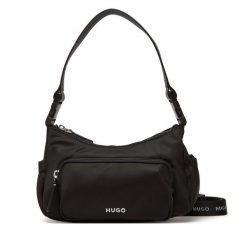 Torebka HUGO. Czarne torebki do ręki damskie Hugo, bez wzorów, klasyczne, bez dodatków. Za 339.99 zł.