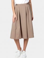 Spódnica Damska Luhta Armassaari. Brązowe spódnice damskie Luhta, s, bez wzorów, z elastanu, eleganckie, midi, dopasowane. Za 391.79 zł.