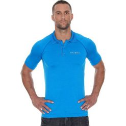 Brubeck Koszulka męska polo Prestige z krótkim rękawem niebieska r. XL (SS10920). Koszulki polo męskie marki KIPSTA. Za 105.55 zł.