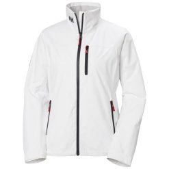 Damska kurtka wodoodporna Helly Hansen Crew 2. Niebieskie kurtki damskie Helly Hansen, xl, z aplikacjami, z materiału, bez kaptura. Za 751.50 zł.