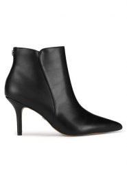 Nine West Botki CEO-RAJA-01 Czarny. Czarne botki damskie Nine West, z materiału, bez obcasa, na szpilce, bez zapięcia. Za 219.99 zł.