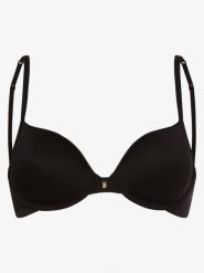 Triumph biustonosz z fiszbinami Kobiety Sztuczne włókno czarny, 80C. Czarne biustonosze Triumph, bez wzorów, z włókna. Za 279.95 zł.
