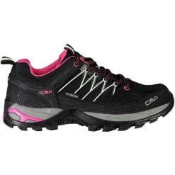 Buty CMP Rigel Low Wp W 3Q5445661UE czarne. Czarne obuwie sportowe damskie bez wzorów, z materiału. Za 572.54 zł.