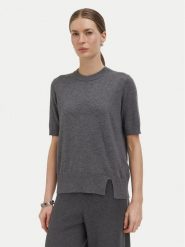 Liu Jo Bluzka WF6419 MA16R Szary jasny Regular Fit. Szare bluzki damskie Liu Jo, l, bez wzorów, z syntetyku, bez kołnierzyka, bez ramiączek. Za 389.99 zł.
