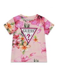 Guess T-Shirt K6GI13 K6YW4 Różowy Regular Fit. Czerwone t-shirty i topy dla dziewczynek Guess, z aplikacjami, z bawełny, bez ramiączek. Za 129.99 zł.