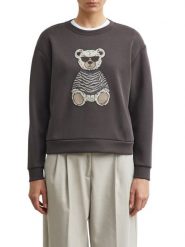 Comma Bluza Kobiety brązowy, 36. Brązowe bluzy damskie comma, bez wzorów, z bawełny, bez kaptura. Za 349.95 zł.
