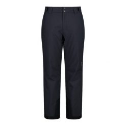 Spodnie narciarskie z tkaniny żakardowej CMP. Czarne spodnie snowboardowe męskie CMP, m, bez wzorów, z tkaniny, narciarskie. Za 505.85 zł.