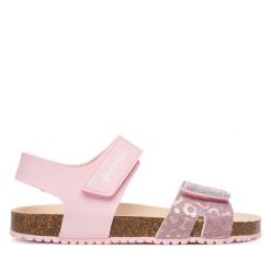 Sandały Garvalin. Czerwone sandały dziewczęce Garvalin, bez zapięcia. Za 189.99 zł.