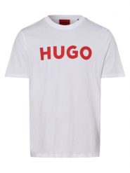HUGO T-shirt Mężczyźni Dżersej biały, S. Białe t-shirty męskie Hugo, m, bez wzorów, z dżerseju, bez kołnierzyka. Za 199.95 zł.