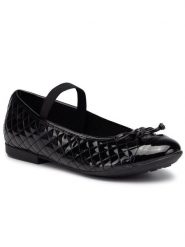 Geox Baleriny J Plie' B J5455B 000HH C9999 S Czarny. Czarne baleriny dziewczęce Geox, bez wzorów, ze skóry, bez zapięcia. Za 159.99 zł.