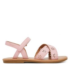 Sandały Primigi. Czerwone sandały dziewczęce Primigi, bez zapięcia. Za 119.99 zł.