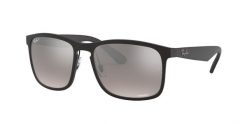 Okulary przeciwsłoneczne Ray-Ban Rb4264 Polarized+ Lenses. Czarne okulary przeciwsłoneczne męskie Ray-Ban, prostokątne. Za 819.99 zł.