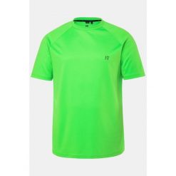 Męski T-shirt FLEXNAMIC® fitness rękaw 1/2 nadruk z tyłu QuickDry. Zielone koszulki sportowe męskie JAY-PI, m, bez wzorów, z materiału, bez kołnierzyka. Za 139.99 zł.