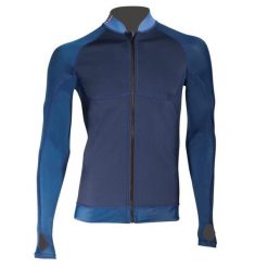 Kurtka do nurkowania z zamkiem błyskawicznym z lycry Beuchat 2 mm. Niebieskie kurtki męskie BEUCHAT, m, bez wzorów, z lycry. W wyprzedaży za 309.90 zł.