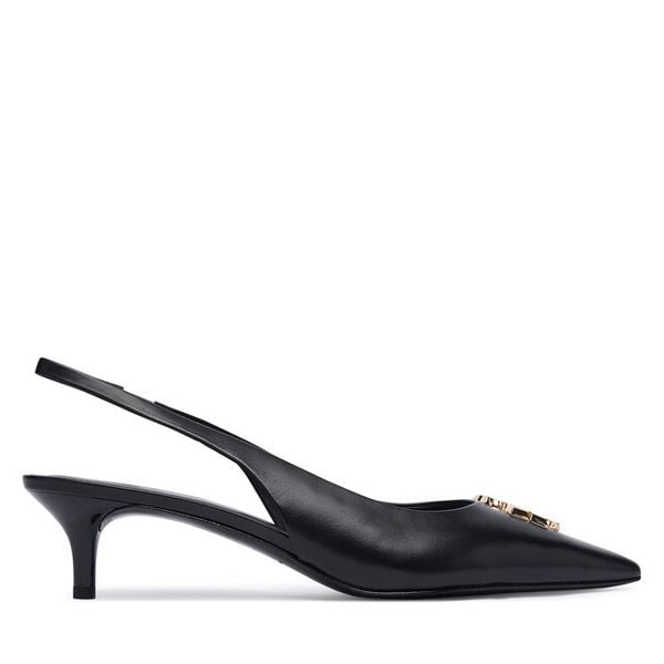 Czółenka Tory Burch. Czarne czółenka damskie Tory Burch, bez wzorów, bez obcasa, bez zapięcia. Za 1,293.99 zł.