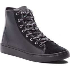 Sneakersy TOMMY JEANS - Mix Mid Light EM0EM00125 Black 990. Półbuty na co dzień męskie marki Tommy Jeans. W wyprzedaży za 259.00 zł.