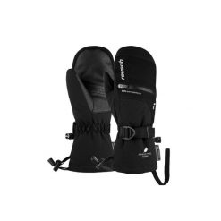 Rękawiczki dla dzieci Reusch Lando R-tex® Xt Mitten. Czarne rękawiczki dziecięce Reusch, bez wzorów, z materiału. Za 264.00 zł.