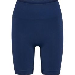 Szorty damskie Hummel Flow. Niebieskie legginsy damskie Hummel, bez wzorów. Za 192.00 zł.