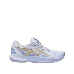 Buty sportowe ASICS Powerbreak FF niebieskie z gradientem, champagne. Niebieskie obuwie sportowe damskie Asics, bez wzorów, z syntetyku. Za 619.00 zł.