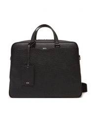 BOSS Torba na laptopa 50542235 Czarny. Czarne torby na laptopa męskie Boss, bez wzorów, ze skóry. Za 739.99 zł.