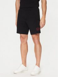 Hugo Szorty sportowe 50525247 Czarny Regular Fit. Czarne krótkie spodenki sportowe męskie Hugo, m, bez wzorów, z bawełny. Za 169.00 zł.